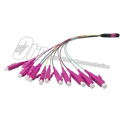 0.9mm MTP MPO Breakout Kab ak Mini Boot